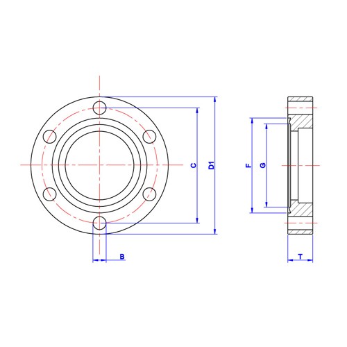 Industrial Vacuum Flanges